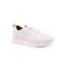 Wide Width Women's Stella Sneaker by SoftWalk in White (Size 8 1/2 W)