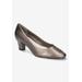 Wide Width Women's Ballari Pump by Easy Street in Pewter (Size 8 W)