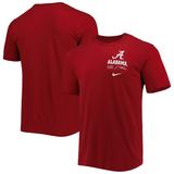 Men's Nike Crimson Alabama Tide Team Practice Performance T-Shirt