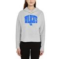 Women's Concepts Sport Gray Kentucky Wildcats Incense Terry Long Sleeve Hoodie T-Shirt