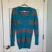 American Eagle Outfitters Tops | American Eagle Outfitters Striped Sweater Gray Blue Size M | Color: Blue/Gray | Size: M