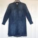 Madewell Dresses | Madewell Denim Cotton Popover Patch Pocket Shirt Dress Long Sleeve Size Xs Euc | Color: Blue | Size: Xs