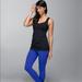 Lululemon Athletica Tops | *Host Pick!* Lululemon Athletica Run: Tame Me Tank In Black With Drawcord | Color: Black | Size: 4
