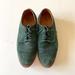 J. Crew Shoes | J. Crew Forest Green Suede Mens Lace Up Shoes | Color: Green | Size: 9