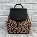 Kate Spade Bags | Kate Spade Graphic Leopard Print Adel Backpack | Color: Black/Brown | Size: 8”H X 8.25"W X 4"D