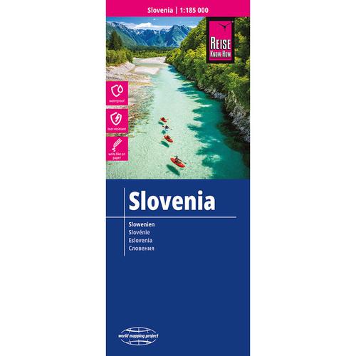 Reise Know-How Landkarte Slowenien / Slovenia (1:185.000), Karte (im Sinne von Landkarte)