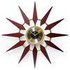 Orion Mid-Century Modern Large Sunburst Wall Clock 30 inch by Infinity Instruments - 30 x 1.5 x 30