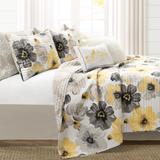 Lush Decor Leah Soft Reversible Oversized Quilt 8 Piece Set