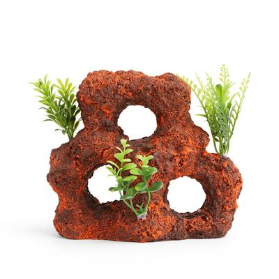 Imagitarium Lava Rock with Plants, Large