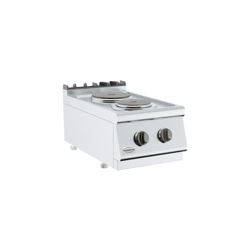 Chefgastro Base 700 Elektroherd 2 Platten BxTxH 400x700x300mm