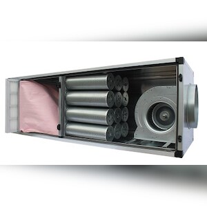 Chefgastro Abluftreinigungsanlage Komplett 3250M3 BxTxH 2050x670x670mm Image