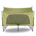 Camping tent Automatic Camping Cot 4-Season Outdoor Off Ground TentWaterproof For 2 Person Hiking Winter Fishing Camping Travel Triangle Canvas Teepee little surprise