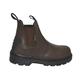 Tuffking 9552 S1P Brown Chelsea Dealer Steel Toe Cap Safety Boots Work Boot PPE (9 UK)