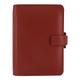 Filofax Metropol Organizer, Personal Size, Red - Leather-Look, Six Rings, Week-to-View Calendar Diary, Multilingual, 2023 (C026910-23)