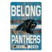 WinCraft Carolina Panthers 11'' x 17'' Slogan Wood Sign