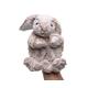 Uni-Toys - Handpuppe Hase - 24 cm (Höhe) - Plüsch-Puppe, Kaninchen - Plüschtier, Kuscheltier