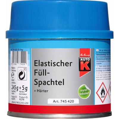 Auto-K Elastischer Füllspachtel + Härter 250 g Spachtel Spachtelmasse Image