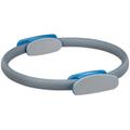 Pilates Ring mit Übungen, ø 38 cm, Doppelgriff, gepolstert, Widerstandsring Yoga, Fitness,