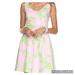 Lilly Pulitzer Dresses | Lilly Pulitzer Lexington Dress In Limeade Cheat Ya Sundress Sz 0 | Color: Green/Pink/White | Size: 0