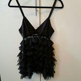 Anthropologie Intimates & Sleepwear | Flora Nikrooz Black Lingerie Chemise | Color: Black | Size: S
