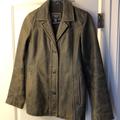 American Eagle Outfitters Jackets & Coats | Blazer Style Leather Jacket | Color: Black/Brown | Size: S