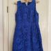 J. Crew Dresses | J. Crew Lace Crochet Overlay Sheath Dress | Color: Blue | Size: 6