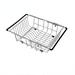 Umber Rea Sink Drain Basket Stainless Steel In Sink Dish Rack Stainless Steel in Gray | 4.33 H x 17.32 W x 9.84 D in | Wayfair