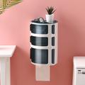 Umber Rea Toilet Storage Box Toilet Tissue Box Toilet Hole-Free Living Room Creative Laminating Carton7.96.3 in Black | Wayfair 02ZSS6143N7P1ILCZE