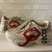 Gucci Shoes | Gucci Womens Rhyton Sneaker With Mouth Print!!! Size 6.5 Womens. Worn Only Once! | Color: Cream | Size: 6.5