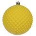 The Holiday Aisle® Durian Glitter Ball Ornament Plastic in Yellow | 4 H x 4 W x 4 D in | Wayfair D78AF6B654A7496391E7B5162F05908B