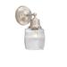Breakwater Bay Mireya 1 - Light Dimmable Armed Sconce Glass/Metal in Gray | 11.75 H x 5.5 W x 7.75 D in | Wayfair E6CA8D04BB864E9BBE93F386D10AB238