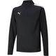 PUMA Kinder Sweatshirt teamLIGA 1/4 Zip Top Jr, Größe 164 in Schwarz