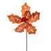 The Holiday Aisle® Red & White Felt Poinsettia 22" Red/White & Brown/White Felt Poinsettia Plastic in Orange/Pink | 22 H x 12 W x 12 D in | Wayfair