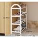 Latitude Run® 8 Pair Shoe Rack Plastic in White | 22.44 H x 21.65 W x 7.48 D in | Wayfair A5187A9207F84FB292DF9283DE0E766F