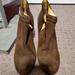Coach Shoes | New Coach Booties With Heel 5' Size 11 Brown Suede | Color: Brown | Size: 11
