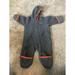 Columbia One Pieces | Columbia 6-12 Month Unisex Gray Fleece Bear One Piece Bunting Suit | Color: Gray | Size: 6-12 Months