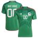 Men's adidas Green Mexico National Team 2022/23 Home Custom Replica Jersey