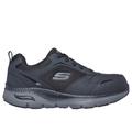 Skechers Men's Work: Arch Fit SR - Angis Comp Toe Sneaker | Size 14.0 | Black/Charcoal | Leather/Textile/Synthetic