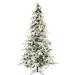 The Holiday Aisle® 7.5' Snow Pine Artificial Christmas Tree w/ 550 Clear Lights in Green | 7.5'H | Wayfair B4C7D34E30FB47A0A606CDF32479CF01