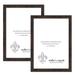 WallsThatSpeak Picture Frame For Puzzles Posters Photos Or Artwork (2-Pack) Plastic in Brown | 14" W x 34" H | Wayfair BROWN26099x2-14x34