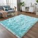 Blue 70.88 x 47.26 x 2 in Indoor Area Rug - iLiebe Luxury Faux Sheepskin Fur Area Rug Soft Fluffy Rugs | 70.88 H x 47.26 W x 2 D in | Wayfair