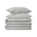 Eider & Ivory™ Vandemark Egyptian-Quality Cotton 530 Thread Count Solid Duvet Cover Set w/ Pillow Shams in Gray | King/California King | Wayfair