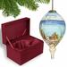 The Holiday Aisle® Beach Memories Finial Ornament Glass in Blue/Brown/White | 4.75 H x 2.5 W x 2.5 D in | Wayfair 0D08A67E372149419D121DF994C385BE