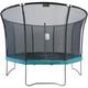 Trampoline rond avec filet AXI Denver - ø 366 cm en vert Trampoline entérré sur pieds pour enfants