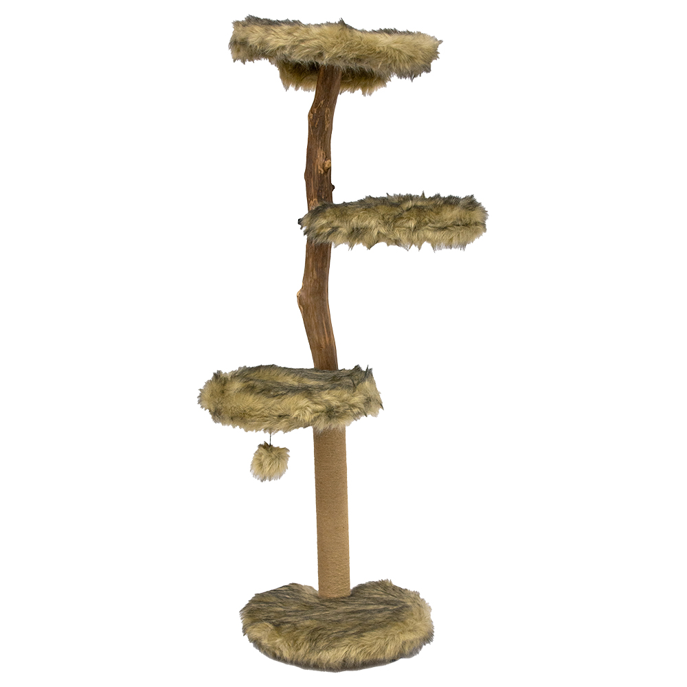 Natural Shima Wall Mounted Cat Tree Karlie Cat Trees & Scratching Posts