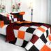 Vermicelli-Quilted Patchwork Quilt Set Full/Queen