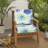 Humble + Haute Gardenia Seaglass Outdoor/Indoor Corded Deep Seating Cushion Set 22.5in x 22.5in x 5in