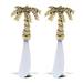 KitchaBon Gold Stainless Steel Cheese Spreader Set of 2 - Palm Tree