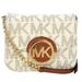 Michael Kors Bags | Michael Kors Smqll Fulton Crossbody Vanilla Logo | Color: Brown/Cream | Size: Os