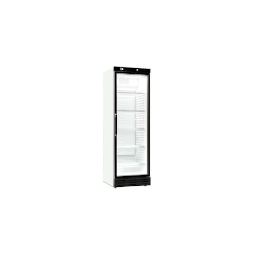 Kühlschrank Topo | 1 Glastür | 382L | HxBxT 185×59,5x65cm + CHEFGASTRO Geschirrtuch